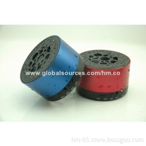 Outdoor waterproof/dustproof Bluetooth speaker with phone handsfree speaker